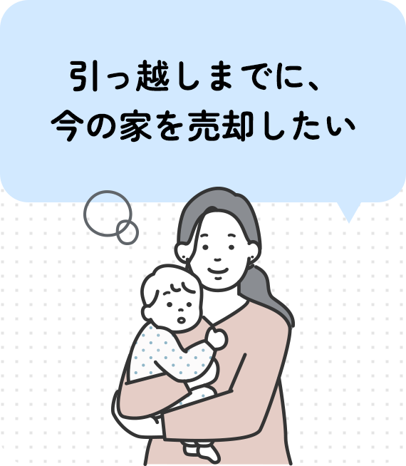 引っ越しまでに、今の家を売却したい