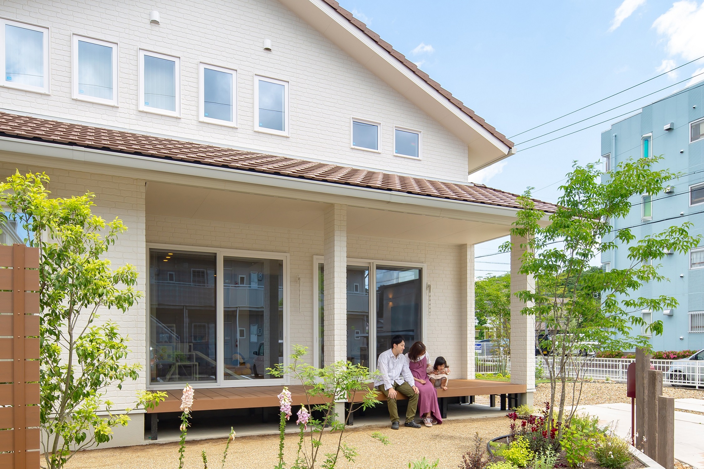 ご主人様と奥様の希望を掛け合わせた平屋風2階建て